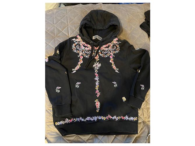 Isabel Marant Pour H&M H&M x Giambattista Valli Sudadera de Algodón Bordada - Negro Multicolor - vista 3