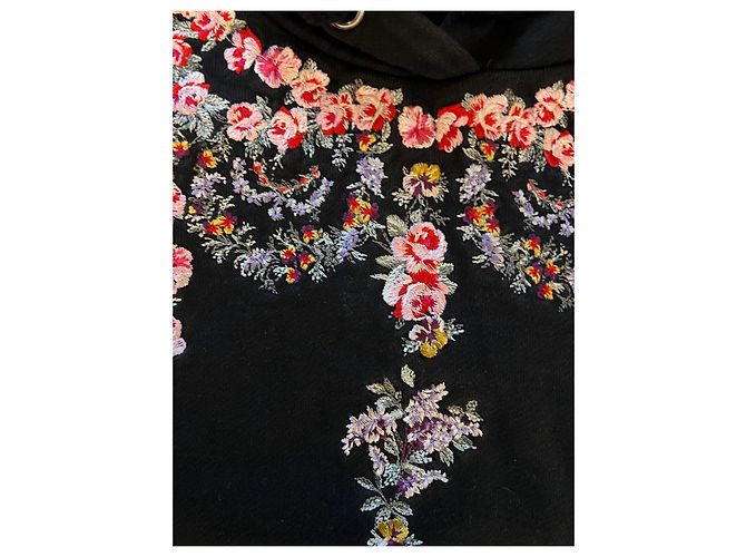Isabel Marant Pour H&M H&M x Giambattista Valli Sudadera de Algodón Bordada - Negro Multicolor - vista 4