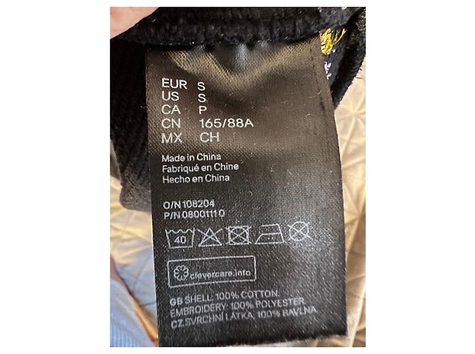 Isabel Marant Pour H&M H&M x Giambattista Valli Sudadera de Algodón Bordada - Negro Multicolor - vista 6