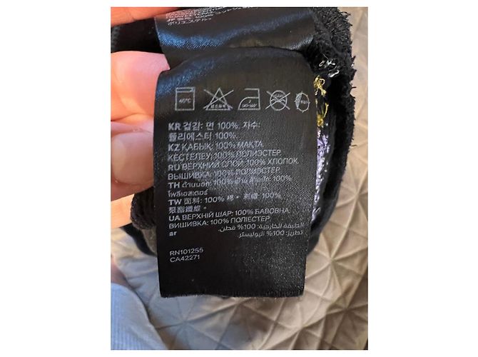 Isabel Marant Pour H&M H&M x Giambattista Valli Sudadera de Algodón Bordada - Negro Multicolor - vista 7