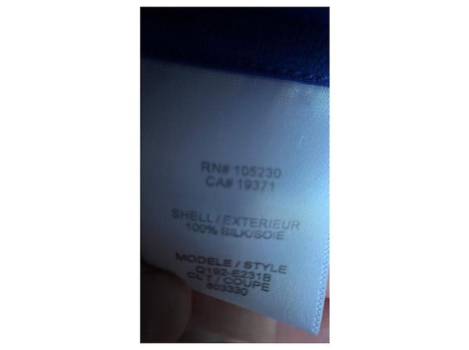Blusa de seda para mujer Equipment Azul - vista 9