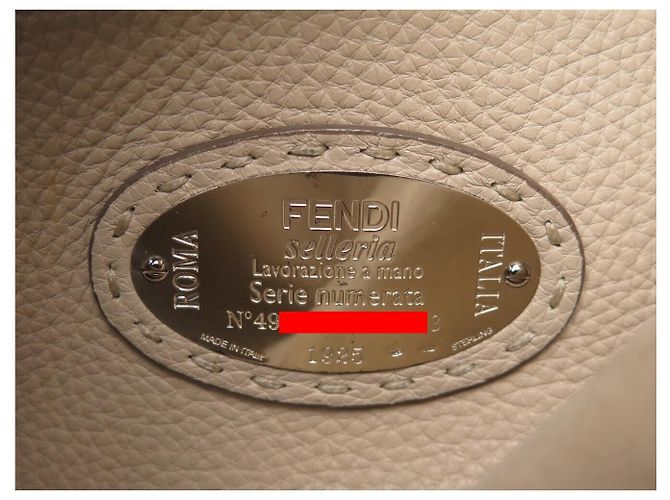 BORSA FENDI PEEKABOO SELLERIA MEDIUM 8BN290 PELLE GRIGIA A SPALLA - vista 10
