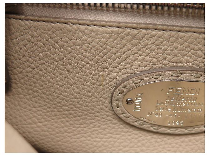 BORSA FENDI PEEKABOO SELLERIA MEDIUM 8BN290 PELLE GRIGIA A SPALLA - vista 21