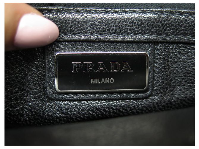 NUOVA SACOCHE PRADA PORTADOCUMENTI PC PELLE SAFFIANO CON TRACCOLLA TRAVEL CASE Nero - vista 10