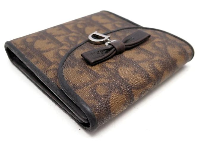 CHRISTIAN DIOR ROMANTIC OBLIQUE CANVAS WALLET Braun - Ansicht 4
