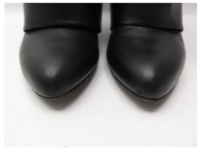 BOTAS GIVENCHY SHARK 39 EN CUERO NEGRO & PALLADIO BLACK - vista 4