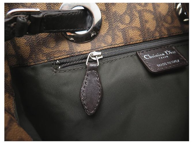 BORSA TOTE CHRISTIAN DIOR TROTTER MONOGRAMMA OBLIQUE Marrone - vista 10