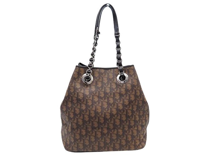 BORSA TOTE CHRISTIAN DIOR TROTTER MONOGRAMMA OBLIQUE Marrone - vista 2