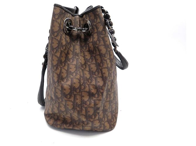 BORSA TOTE CHRISTIAN DIOR TROTTER MONOGRAMMA OBLIQUE Marrone - vista 4