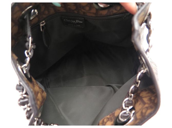 BORSA TOTE CHRISTIAN DIOR TROTTER MONOGRAMMA OBLIQUE Marrone - vista 7