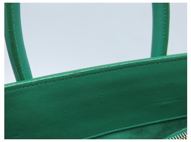 BORSA SAINT LAURENT DE JOUR SMALL 324823 PELLE VERDE A SPALLA - vista 16