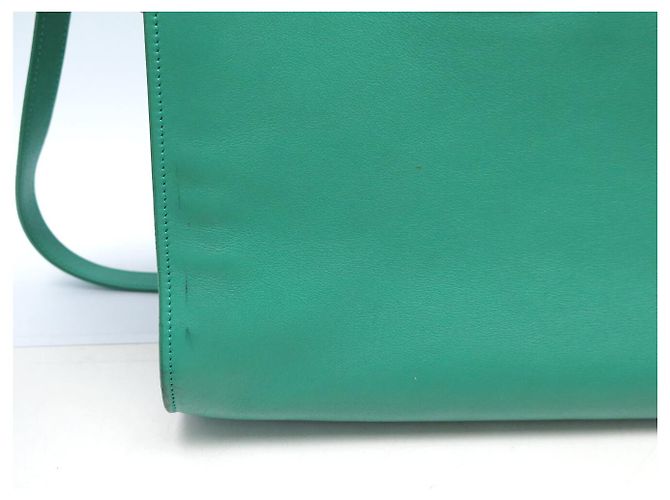 BORSA SAINT LAURENT DE JOUR SMALL 324823 PELLE VERDE A SPALLA - vista 20