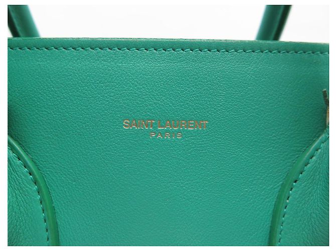 BORSA SAINT LAURENT DE JOUR SMALL 324823 PELLE VERDE A SPALLA - vista 6