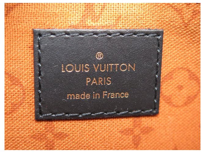 NUOVO BORSA LOUIS VUITTON NEVERFULL MM MONOGRAM GEANT CRAFTY M56584 TOTE BAG Arancione - vista 13