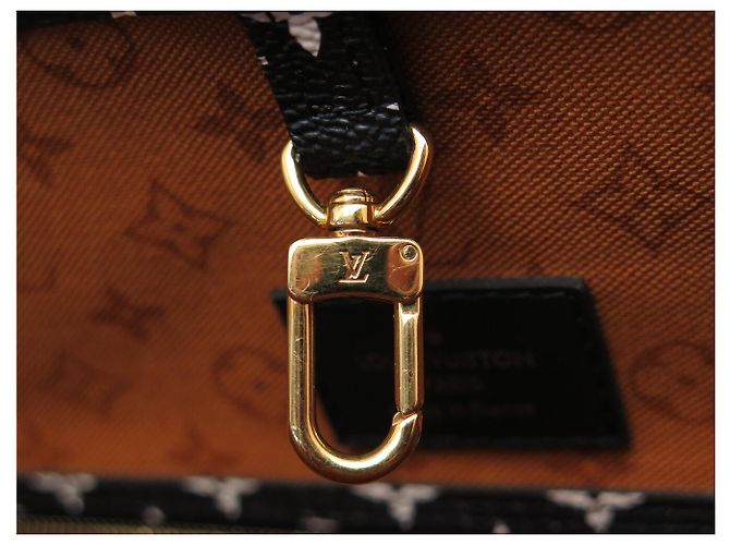 NUOVO BORSA LOUIS VUITTON NEVERFULL MM MONOGRAM GEANT CRAFTY M56584 TOTE BAG Arancione - vista 9