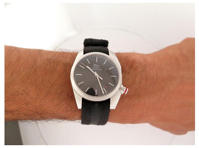 RELÓGIO DIOR CHIFFRE ROUGE A03 084510 36MM AUTOMÁTICO EM AÇO Prata - vista 17