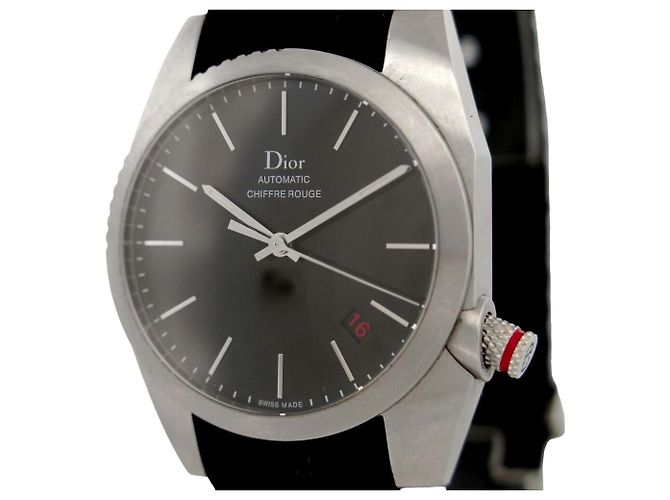RELÓGIO DIOR CHIFFRE ROUGE A03 084510 36MM AUTOMÁTICO EM AÇO Prata - vista 2