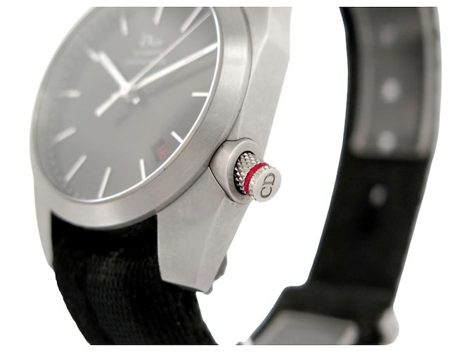 RELÓGIO DIOR CHIFFRE ROUGE A03 084510 36MM AUTOMÁTICO EM AÇO Prata - vista 3