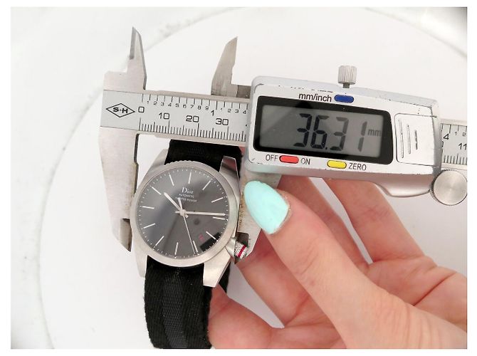 RELÓGIO DIOR CHIFFRE ROUGE A03 084510 36MM AUTOMÁTICO EM AÇO Prata - vista 7