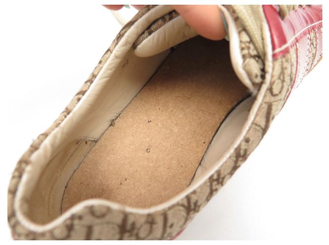 ZAPATILLAS CHRISTIAN DIOR DIORISSIMO OBLIQUE 37.5 Roja - vista 15