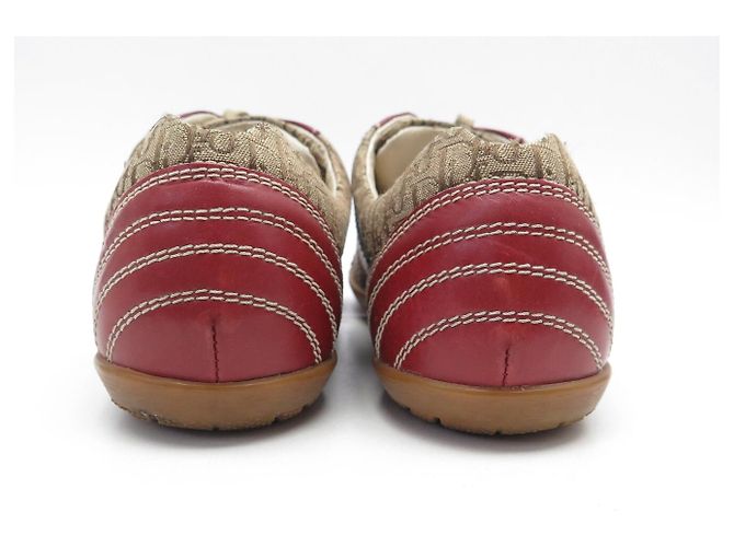 ZAPATILLAS CHRISTIAN DIOR DIORISSIMO OBLIQUE 37.5 Roja - vista 5