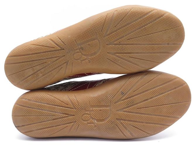 ZAPATILLAS CHRISTIAN DIOR DIORISSIMO OBLIQUE 37.5 Roja - vista 6