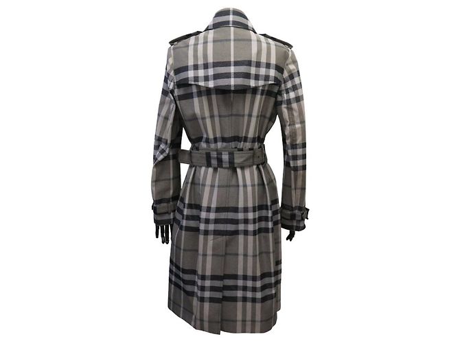 NUEVO IMPERMEABLE BURBERRY BRIT CROMBROOK NOVA TARTAN L 42 TRENCH COAT NUEVO - vista 3