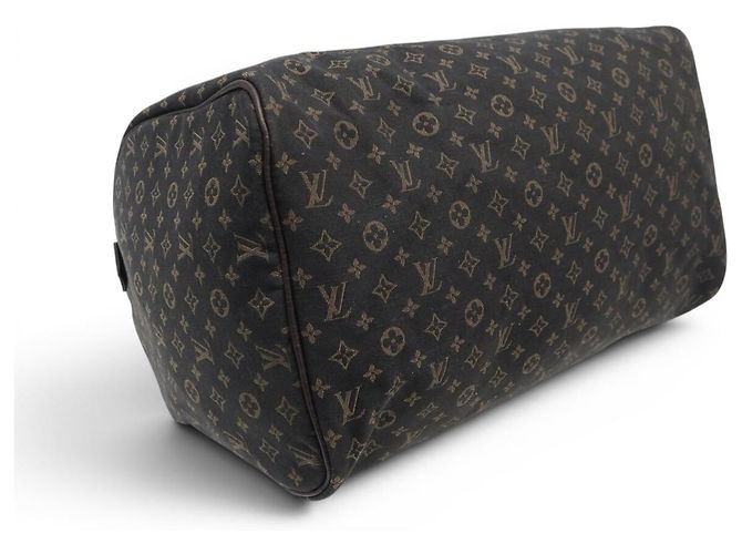 NUOVA BORSA LOUIS VUITTON SPEEDY 30 MINI LIN MONOGRAM IN TELA Marrone - vista 5