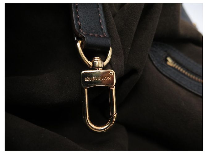 NUOVA BORSA LOUIS VUITTON SOLAR PM IN PELLE MAHINA NERA Nero - vue 11