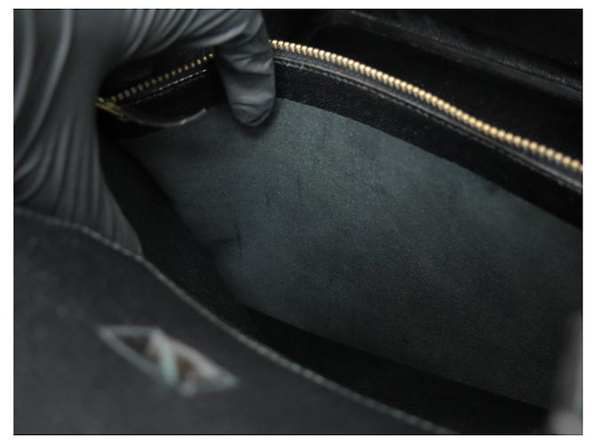 Hermès BORSA HERMES BIRKIN 40 IN PELLE ARDENNES NERA 1992 ATTRIBUTI DORATI Nero - vista 23