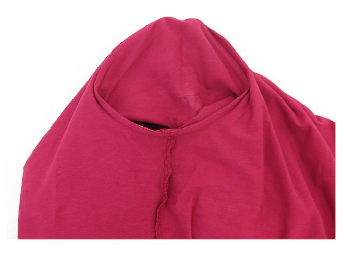 Hermès NUEVO VESTIDO RECTO HERMES CARTOUCHE 36 S H4E4530DACF EN JERSEY DE ALGODÓN Roja - vista 10
