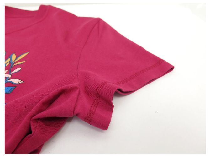 Hermès NUEVO VESTIDO RECTO HERMES CARTOUCHE 36 S H4E4530DACF EN JERSEY DE ALGODÓN Roja - vista 11