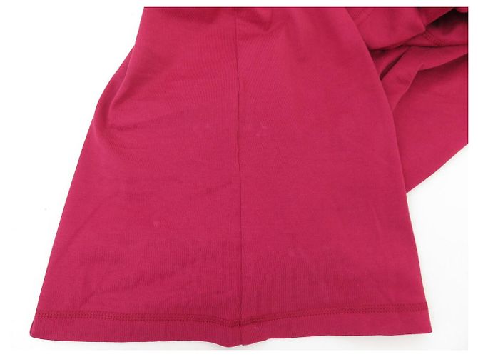 Hermès NUEVO VESTIDO RECTO HERMES CARTOUCHE 36 S H4E4530DACF EN JERSEY DE ALGODÓN Roja - vista 12