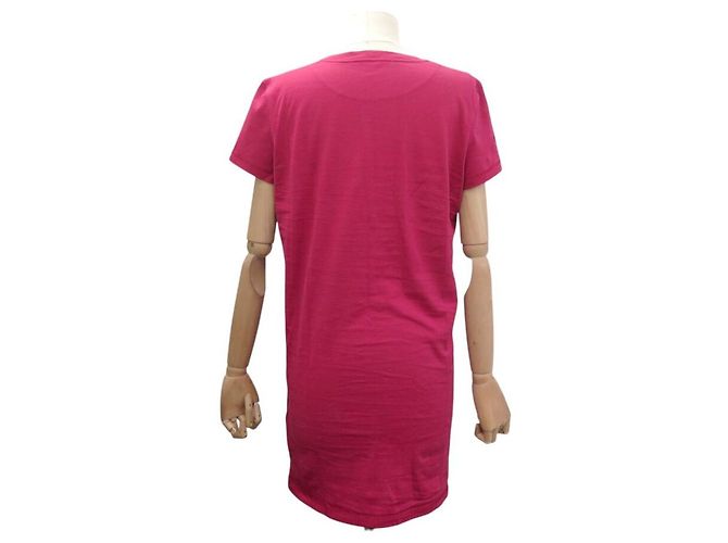 Hermès NUEVO VESTIDO RECTO HERMES CARTOUCHE 36 S H4E4530DACF EN JERSEY DE ALGODÓN Roja - vista 3