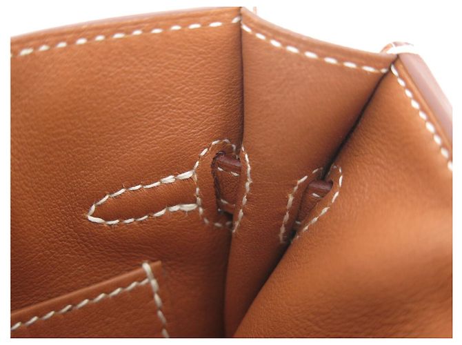 Hermès RARE NUOVO ZAINO HERMES BIRKIN MINI 15 CM PELLE MARRONE TRACULLA TINY BAG - vista 14