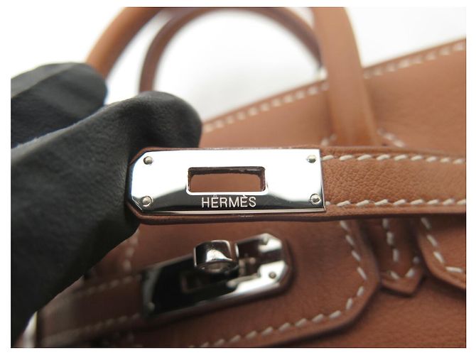Hermès RARE NUOVO ZAINO HERMES BIRKIN MINI 15 CM PELLE MARRONE TRACULLA TINY BAG - vista 6