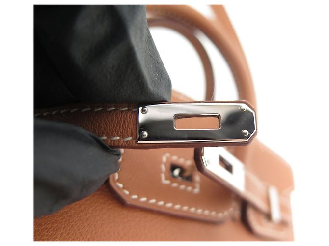 Hermès RARE NUOVO ZAINO HERMES BIRKIN MINI 15 CM PELLE MARRONE TRACULLA TINY BAG - vista 8