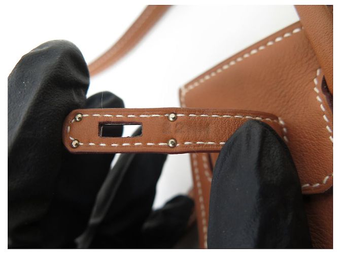 Hermès RARE NUOVO ZAINO HERMES BIRKIN MINI 15 CM PELLE MARRONE TRACULLA TINY BAG - vista 9