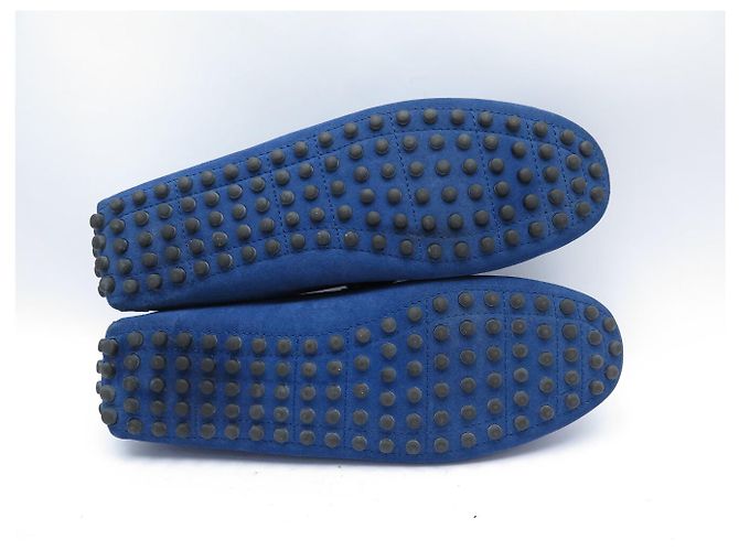 NUOVE SCARPE DIOR MOCASSINI INITIALES ODEON LOGO CD 42 CAMOSCIA Blu - vista 6