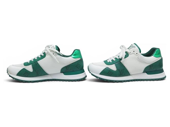 SNEAKERS LOUIS VUITTON RUN AWAY MONOGRAM 42 VERDE - vista 2