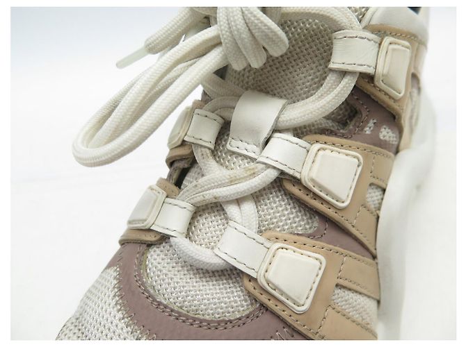LOUIS VUITTON ARCHLIGHT LV 1A7ROA CANVAS & LEDER WEISS 38.5 SNEAKER - Ansicht 19