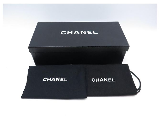 CHANEL G25119 MULE LOGO CC 37 SANDALI IN PELLE E TELA NERO - vista 11