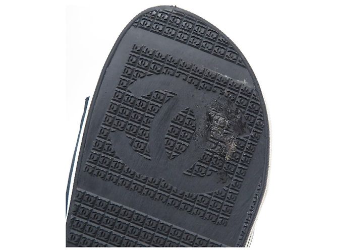 CHANEL G25119 MULE LOGO CC 37 SANDALI IN PELLE E TELA NERO - vista 9