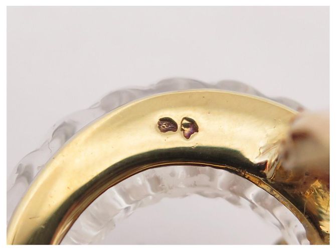 ORECCHINI BOUCHERON ONIX CRISTALLO DI ROCCA E DIAMANTI ORO GIALLO D'oro - vista 10