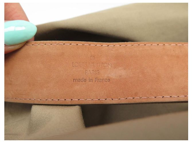 ABRIGO LOUIS VUITTON IMPERMEABLE CON CINTURÓN DE ALGODÓN BEIGE L 44 TRENCH COAT - vista 17