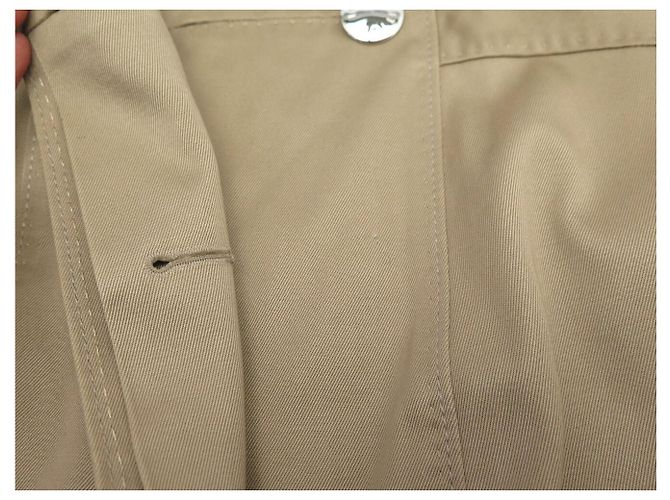 ABRIGO LOUIS VUITTON IMPERMEABLE CON CINTURÓN DE ALGODÓN BEIGE L 44 TRENCH COAT - vista 19