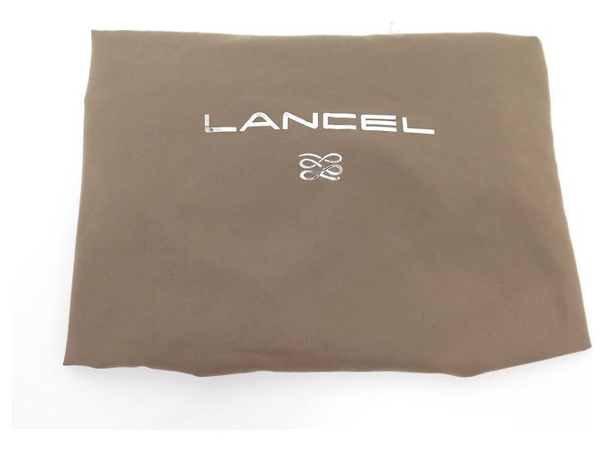 NUOVA BORSA LANCEL ADJANI A03374 IN PELLE EFTO COCCODRILLO BEIGE - vista 18