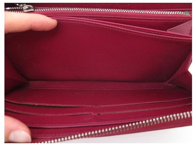 LOUIS VUITTON ZIPPY VERTICAL WALLET EPI LEATHER RASPBERRY RED - view 11