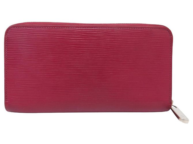 LOUIS VUITTON ZIPPY VERTICAL WALLET EPI LEATHER RASPBERRY RED - view 2