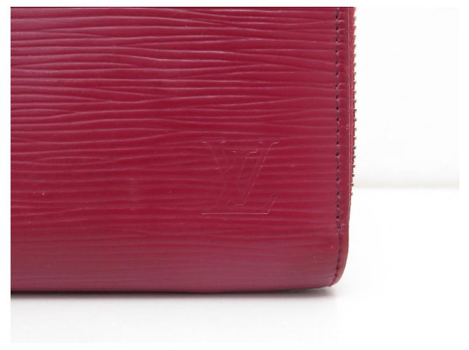 LOUIS VUITTON ZIPPY VERTICAL WALLET EPI LEATHER RASPBERRY RED - view 3